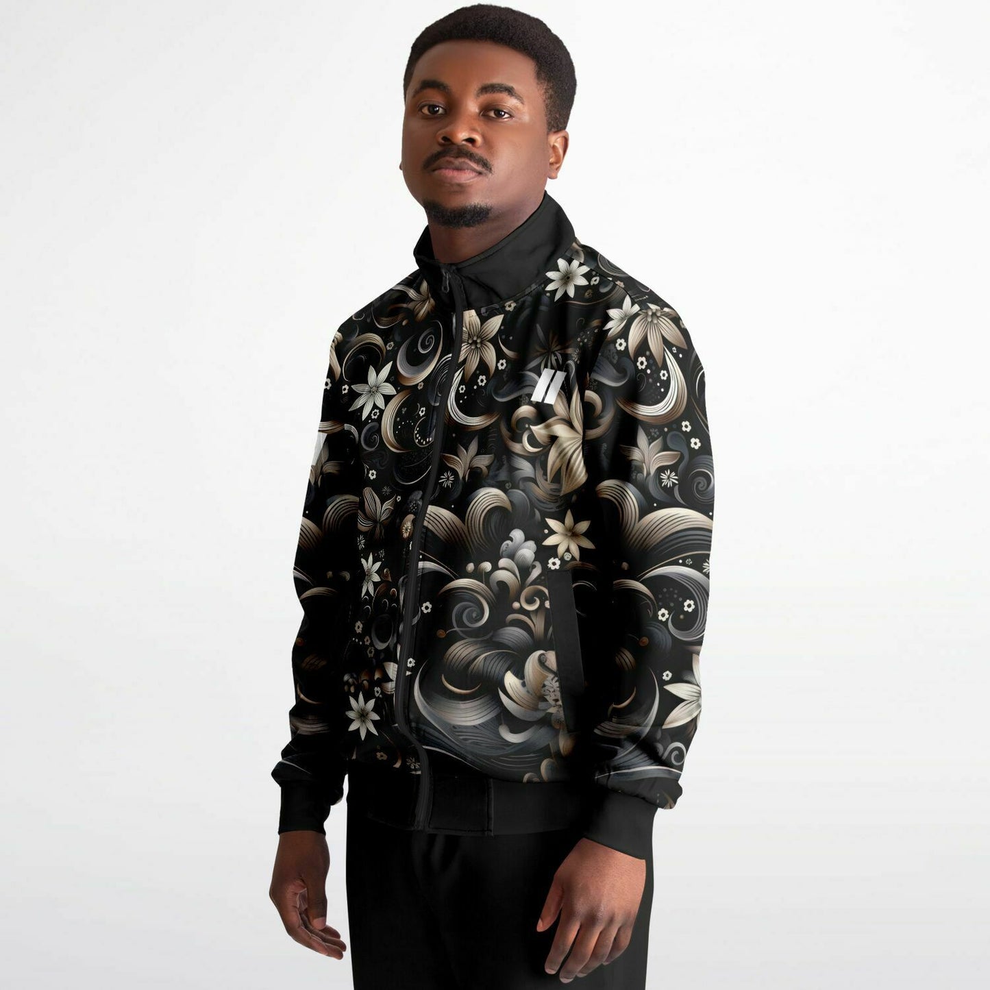 PRIIME Floral GreyGold Track Jacket