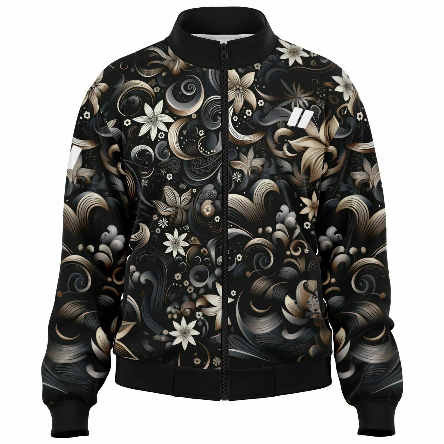 PRIIME Floral GreyGold Track Jacket