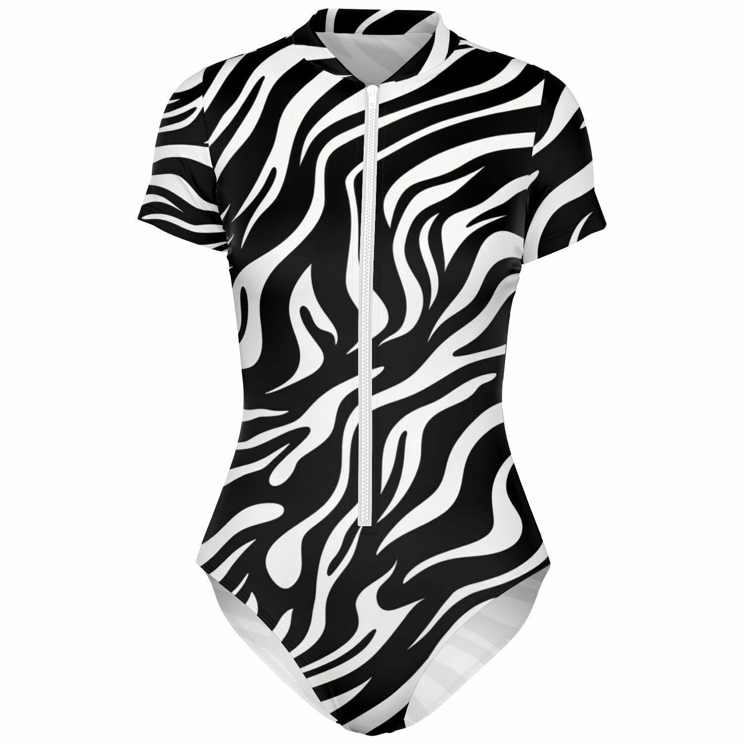 PRIIME Zebra Bodysuit Short Sleeve