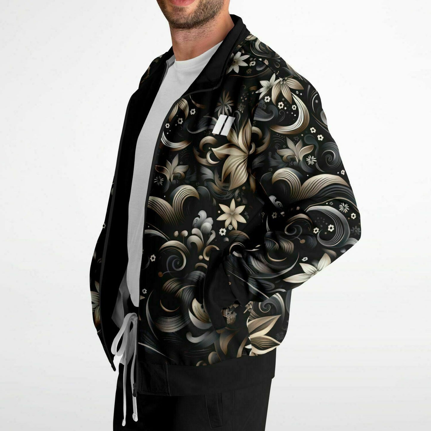PRIIME Floral GreyGold Track Jacket