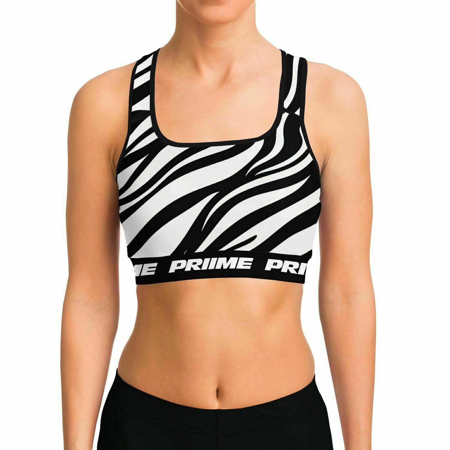 *PRIIME Zebra Women's Sports Bra