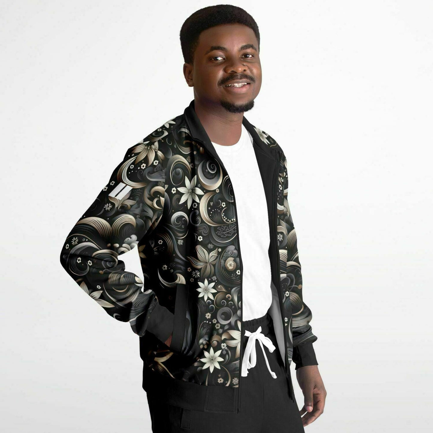 PRIIME Floral GreyGold Track Jacket
