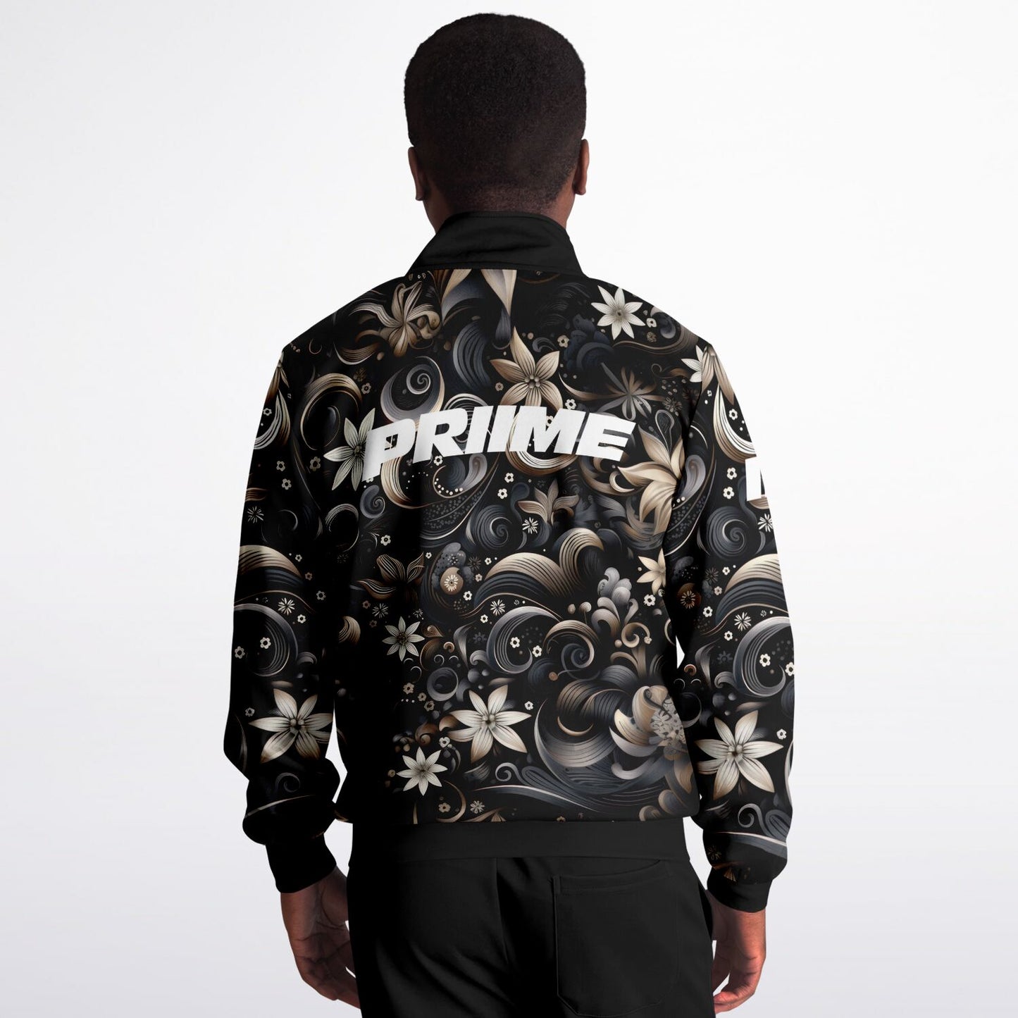 PRIIME Floral GreyGold Track Jacket