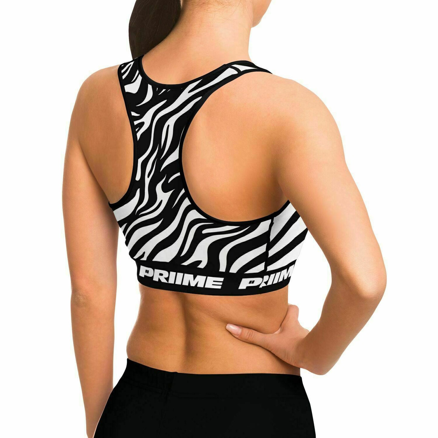 *PRIIME Zebra Women's Sports Bra