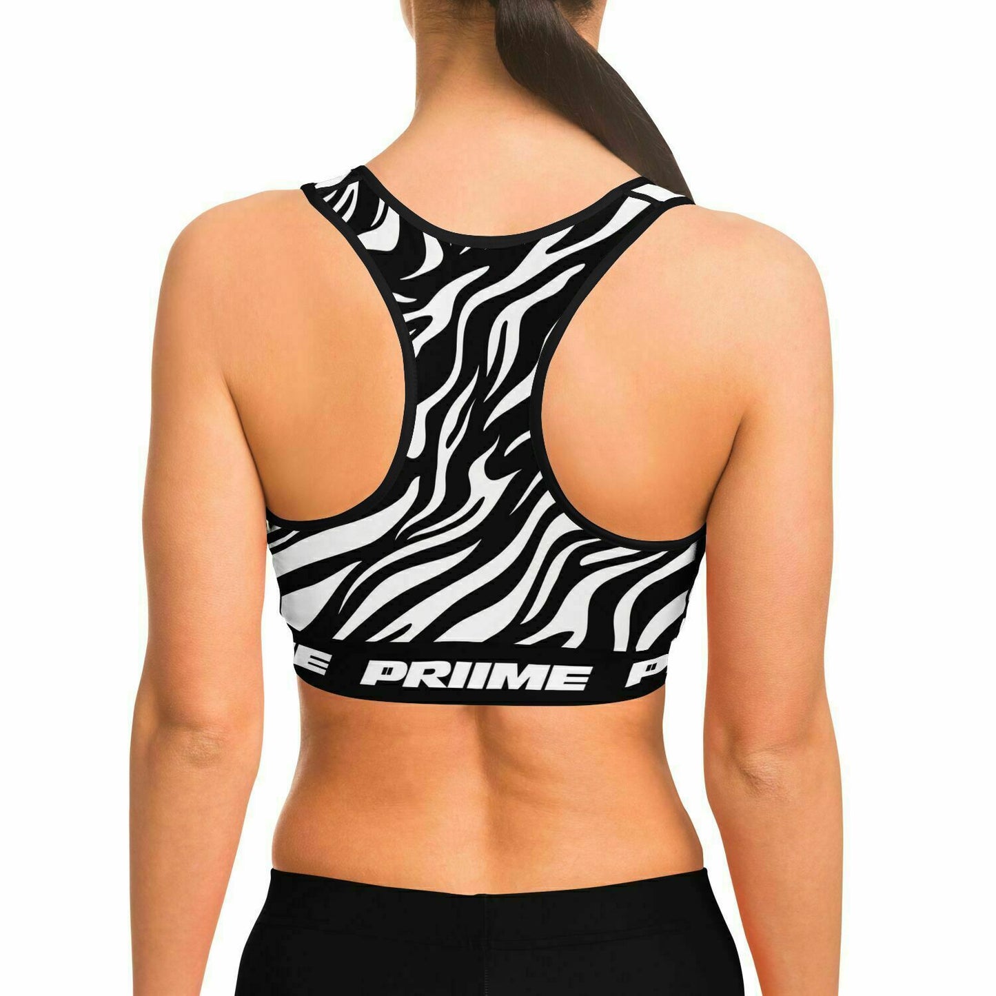*PRIIME Zebra Women's Sports Bra