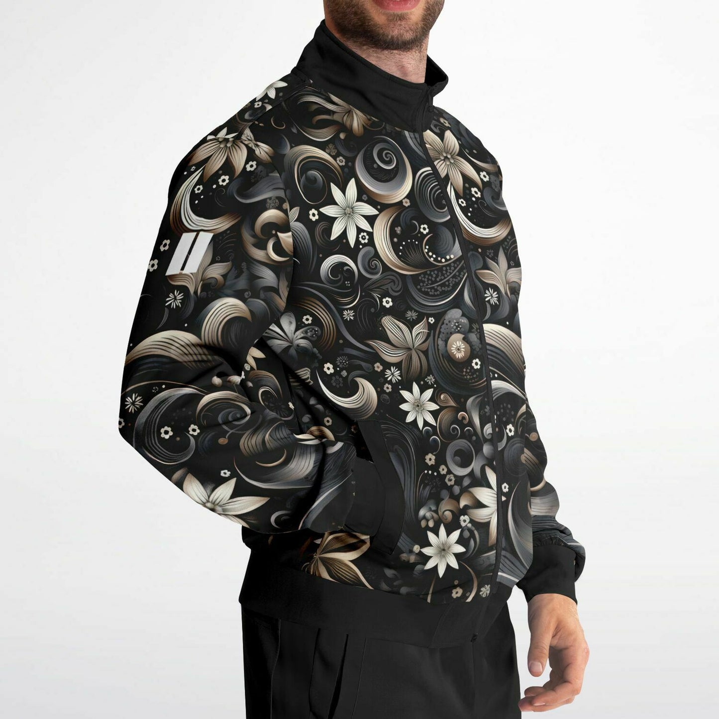 PRIIME Floral GreyGold Track Jacket