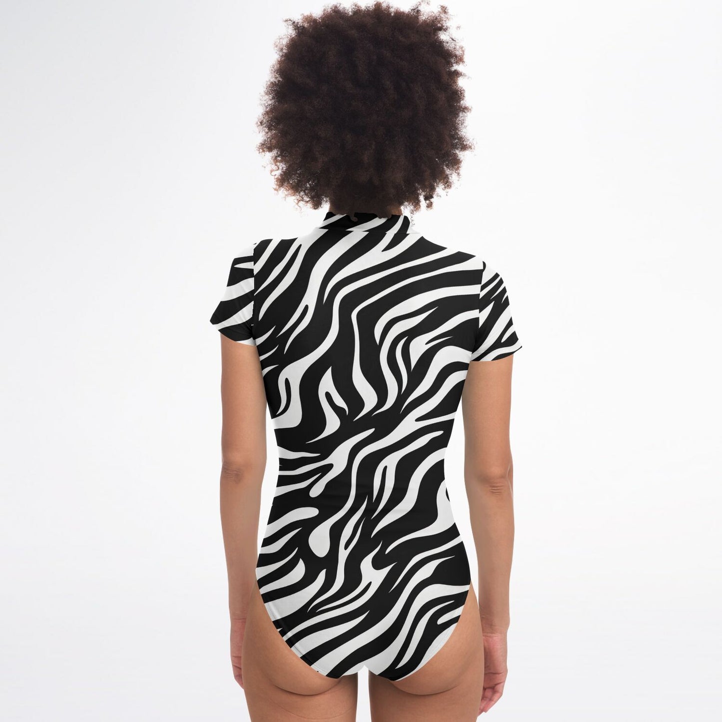 PRIIME Zebra Bodysuit Short Sleeve
