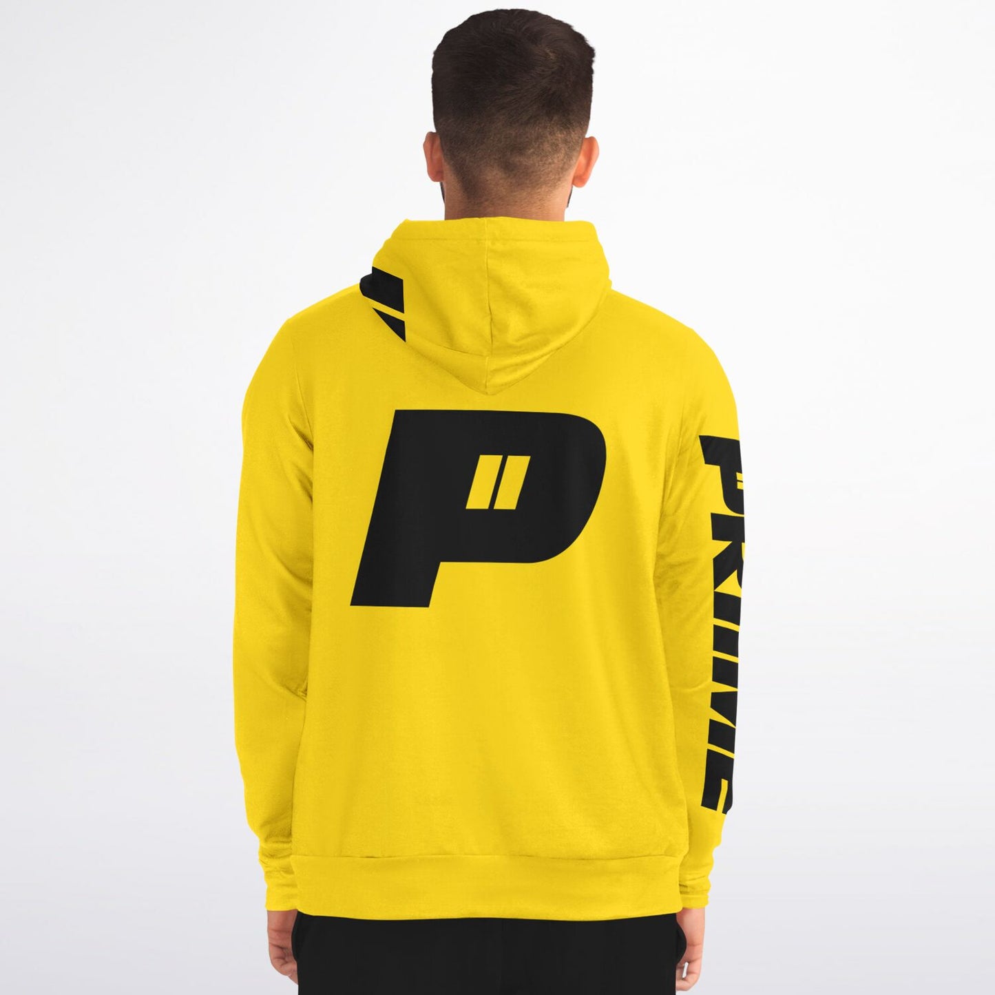 *PRIIME Yellow Gold Fashion Zip-Up Hoodie