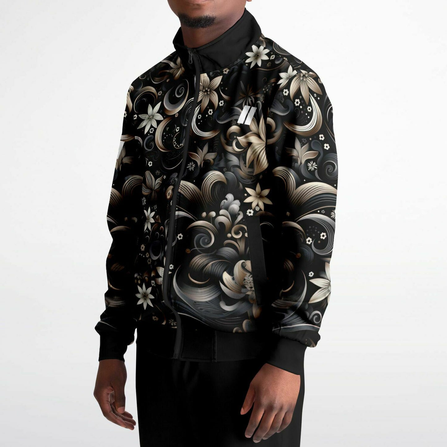 PRIIME Floral GreyGold Track Jacket