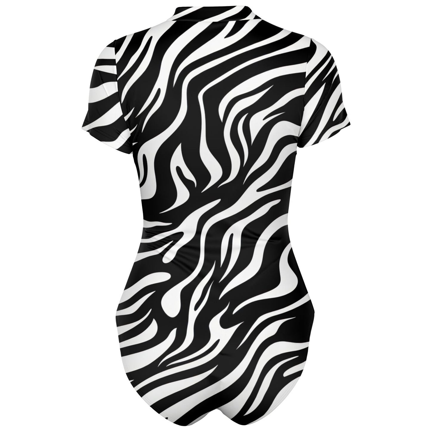 PRIIME Zebra Bodysuit Short Sleeve