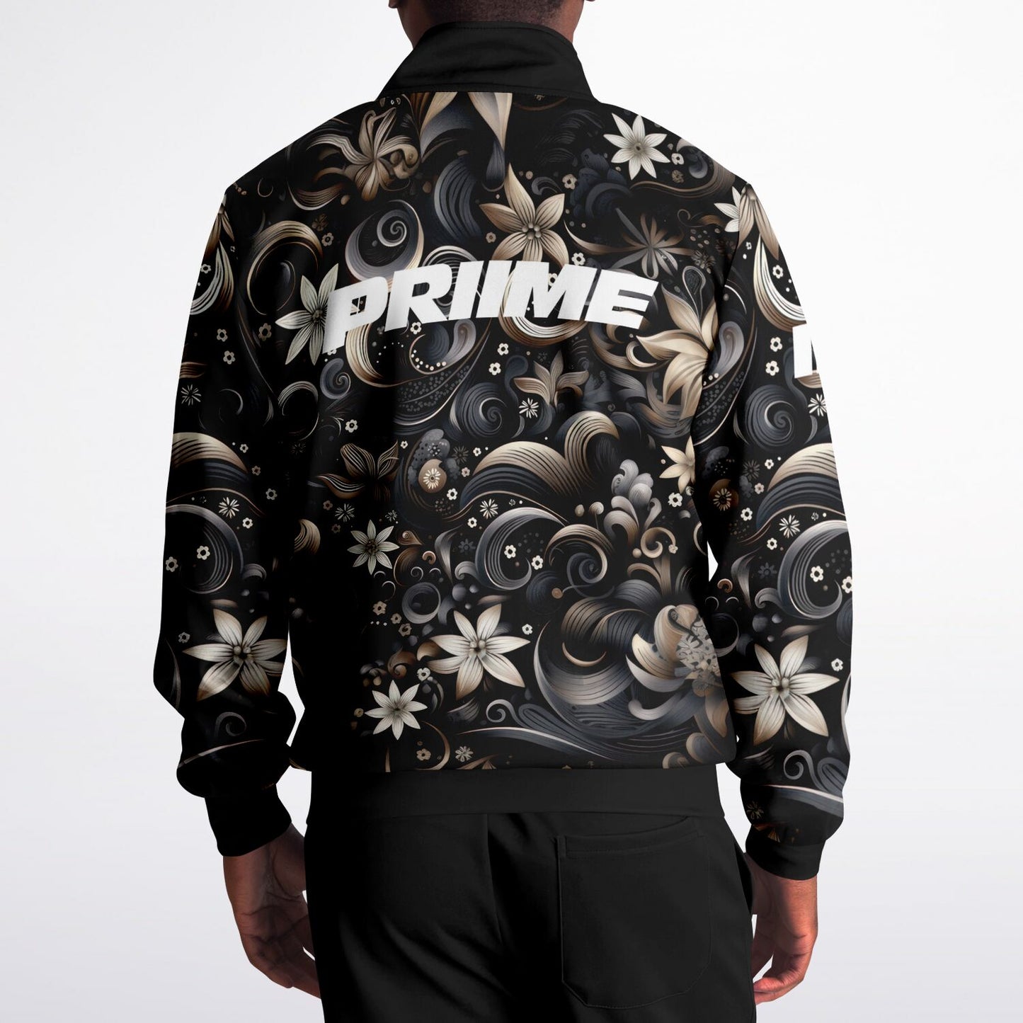 PRIIME Floral GreyGold Track Jacket